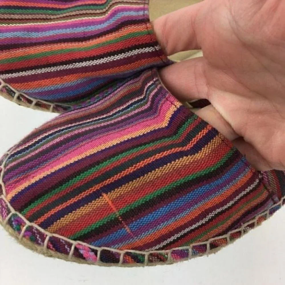 Charlotte Russe Flats Size 6 Slip On Espadrilles